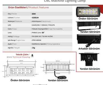 CNC Aydınlatma lambası
