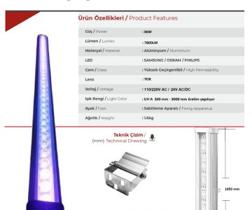 Ultaviyole Led Armatürler